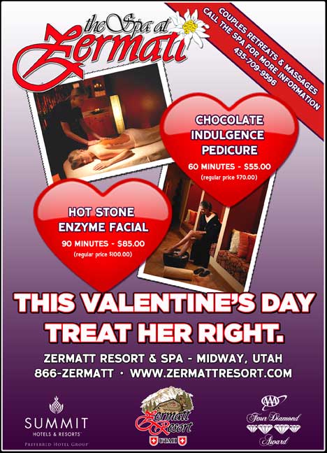 Valentine's Spa Special Treat that special someone in your life to a 